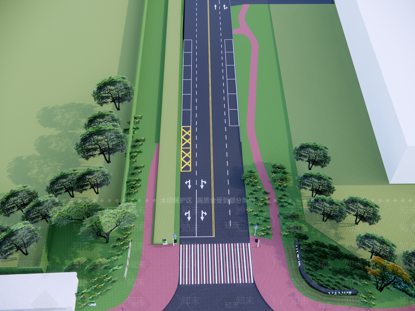 现代道路SU模型下载【ID:1196978650】