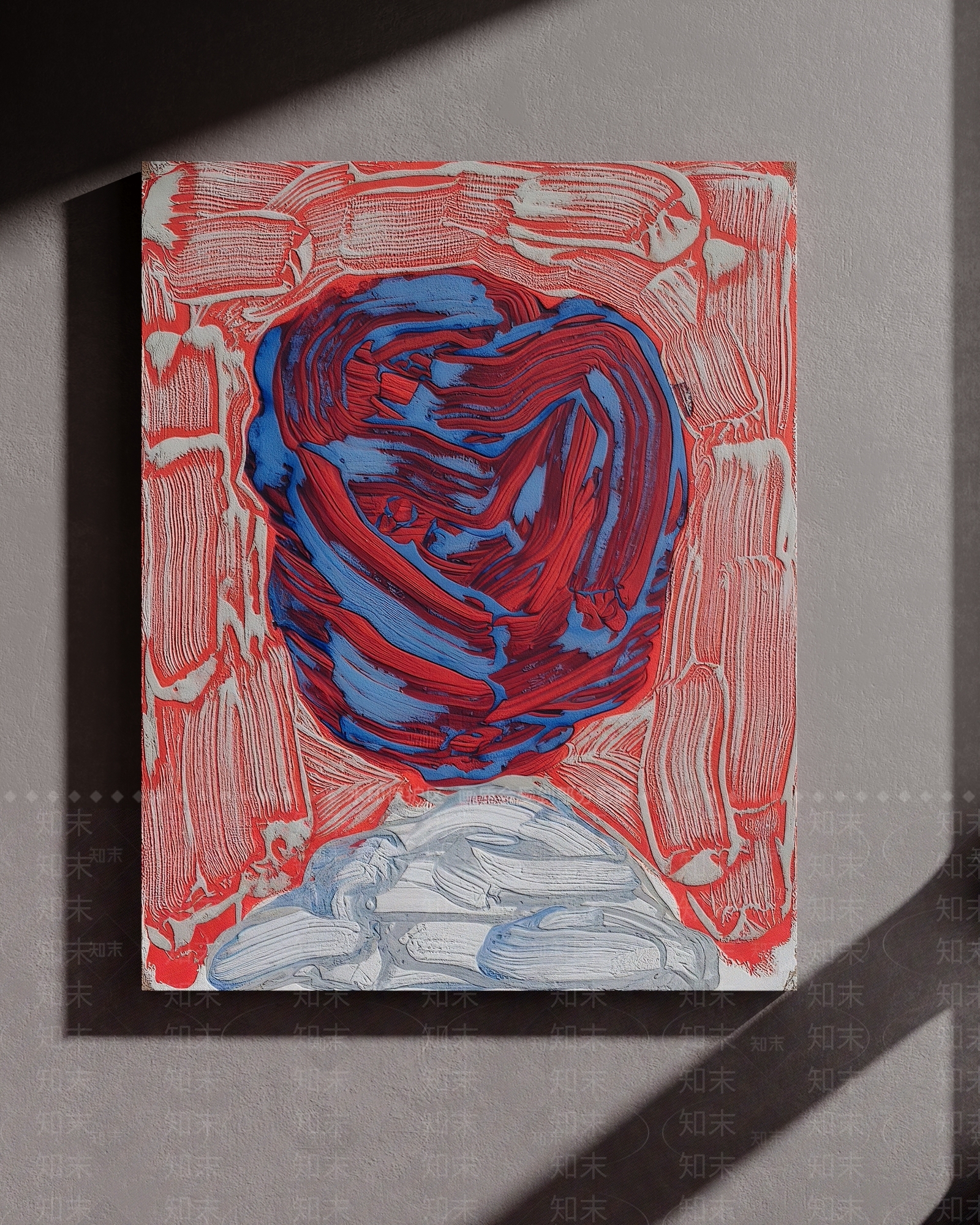 奶油原木挂画3D模型下载【ID:1196978236】