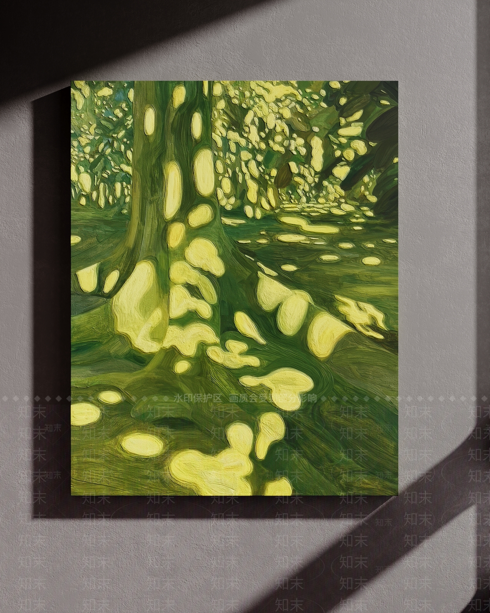 原木简约挂画3D模型下载【ID:1196978487】