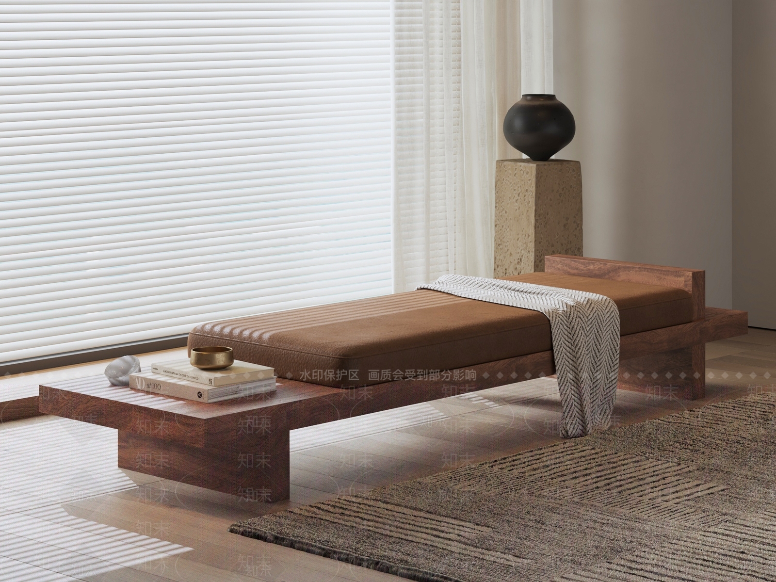 中古复古沙发凳3D模型下载【ID:1196995706】