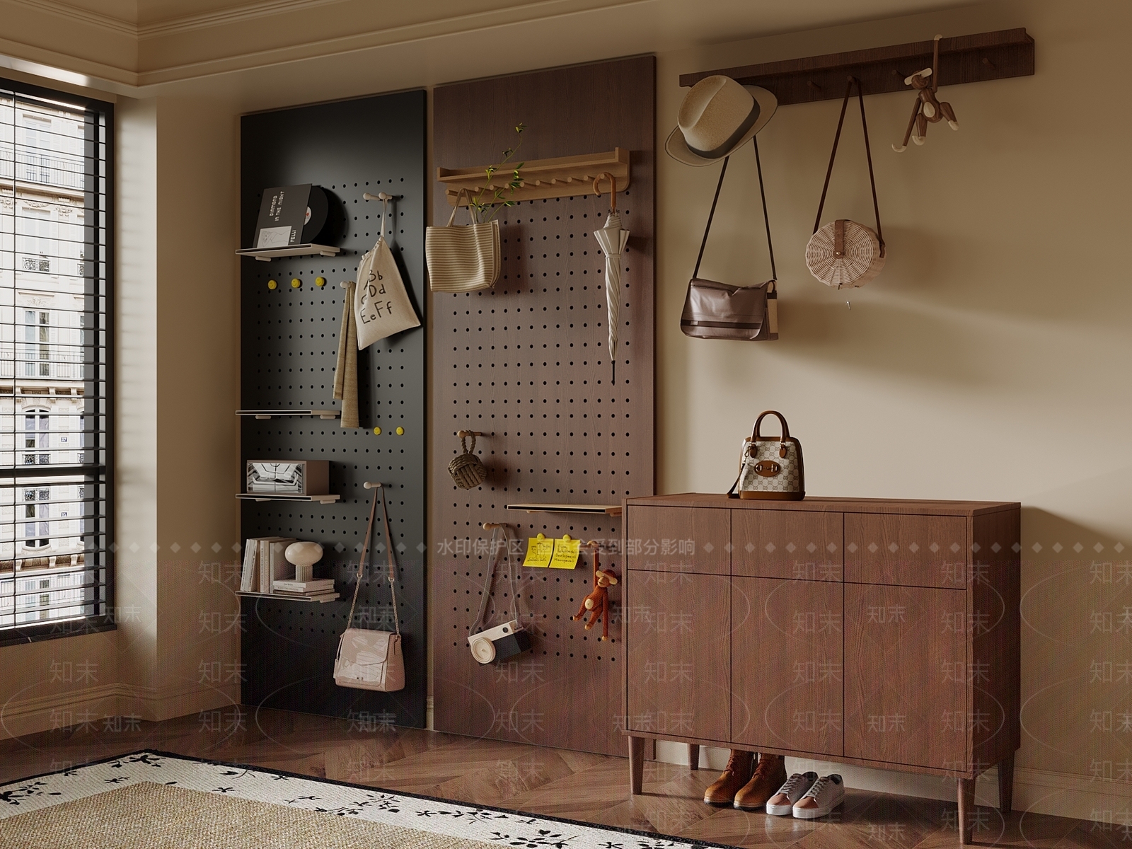 中古鞋柜3D模型下载【ID:1197000660】