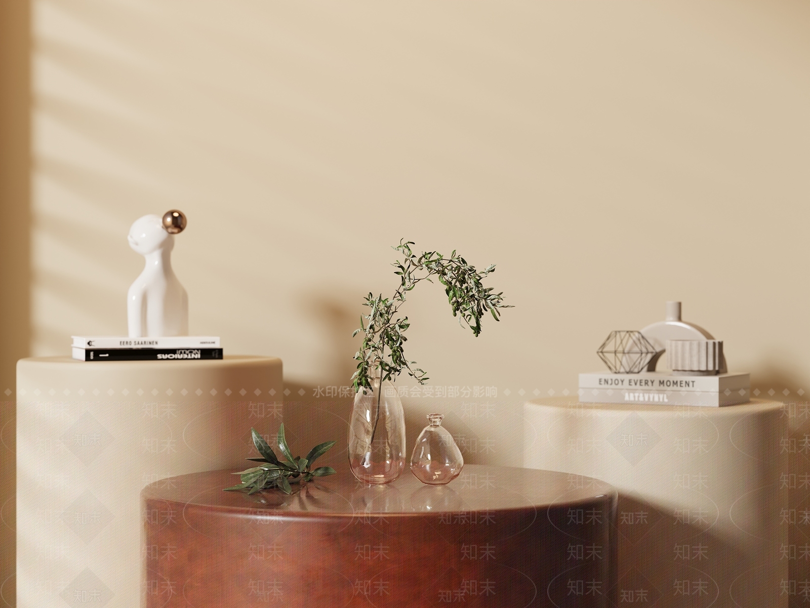 现代简约摆件组合3D模型下载【ID:1197014119】