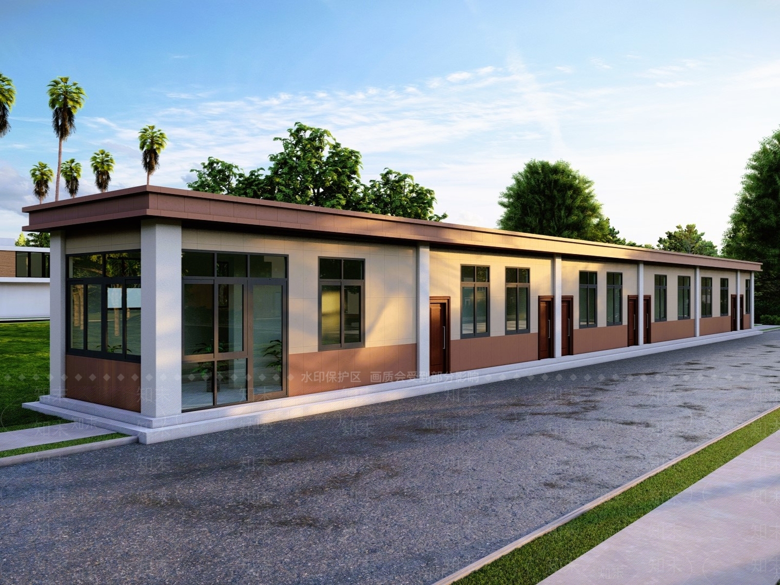 现代工业门卫室SU模型下载【ID:1197015251】