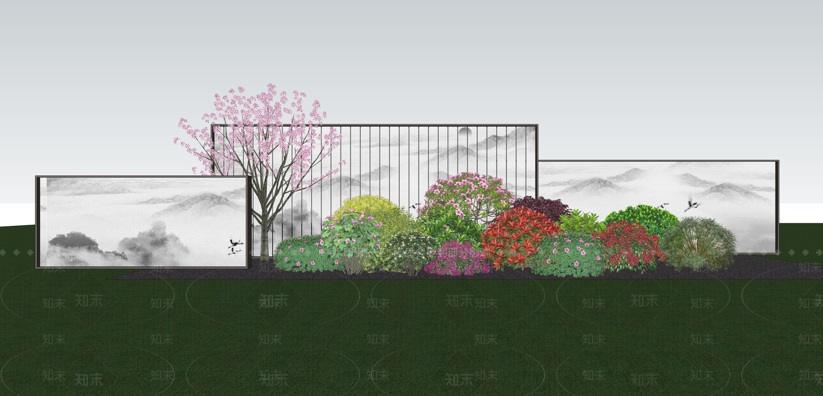 灌木SU模型下载【ID:1197017397】