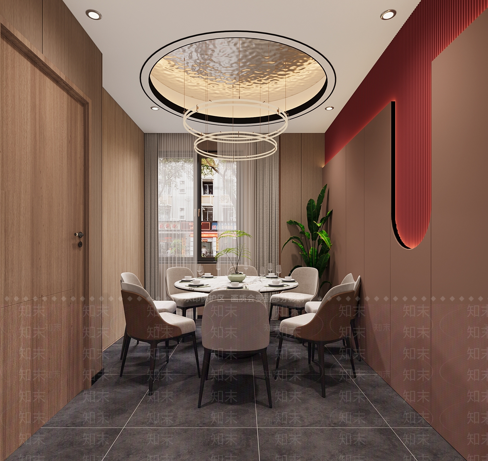 现代复古烧烤店3D模型下载【ID:1197018818】