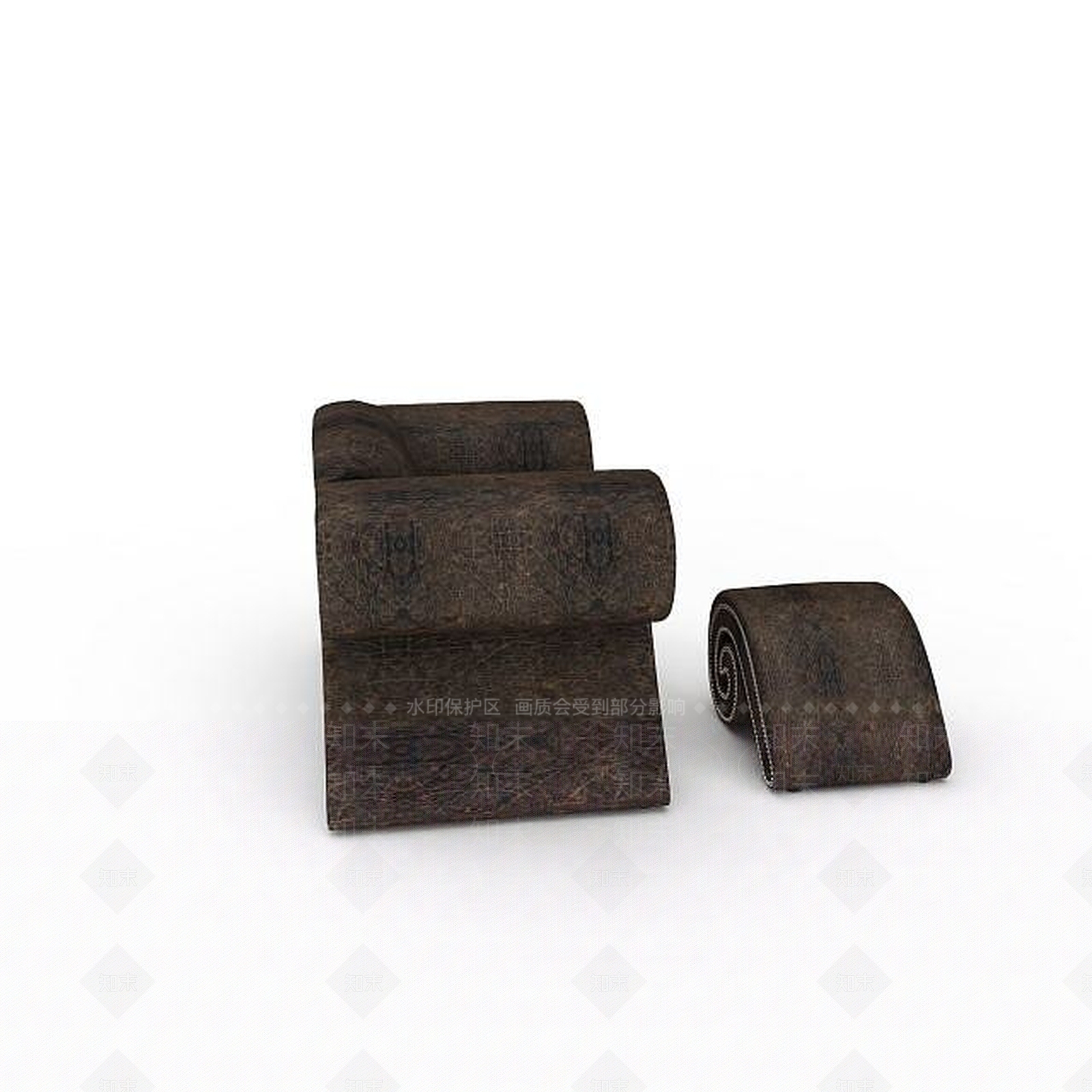 现代单人沙发3D模型下载【ID:1197023238】