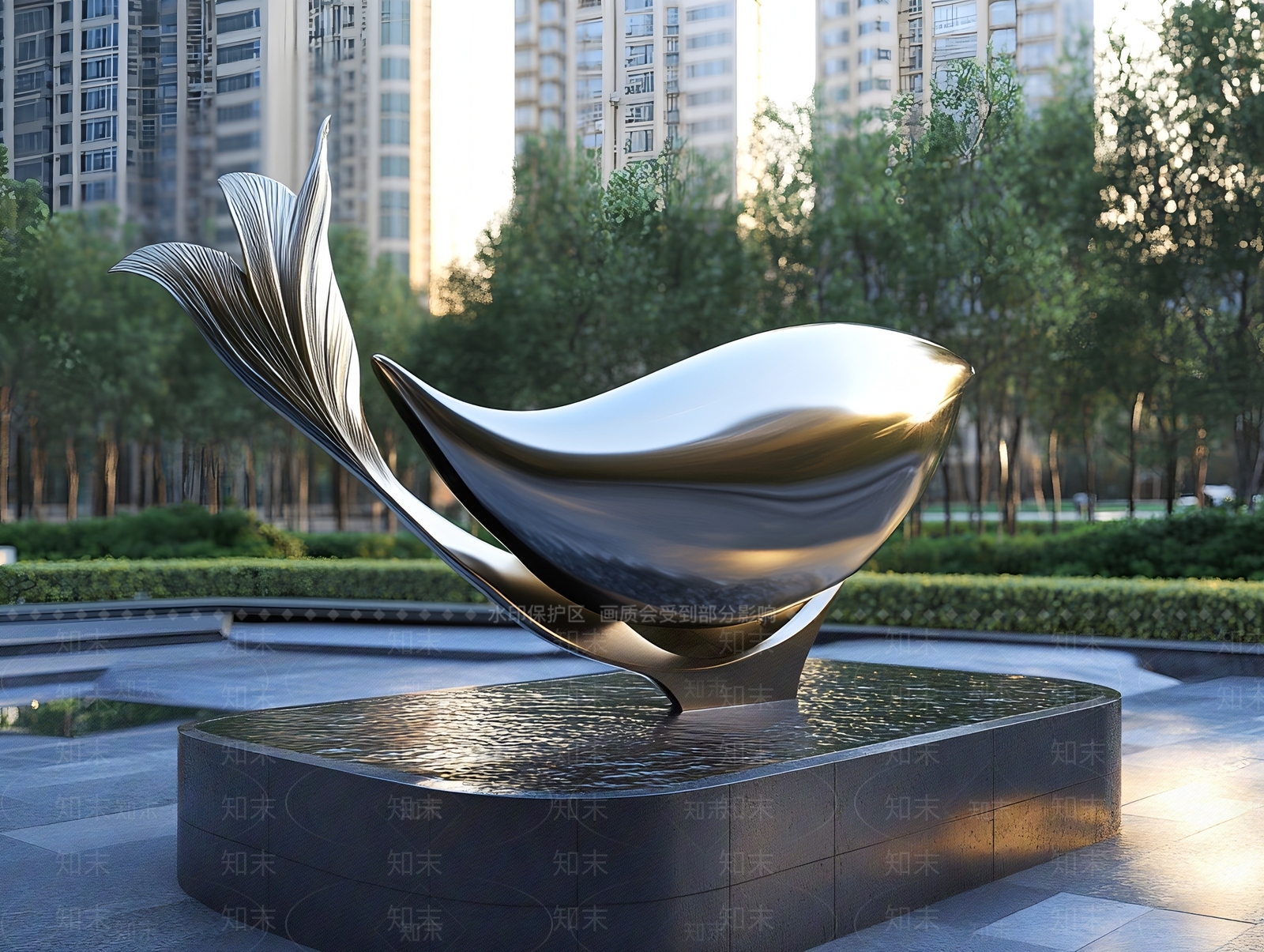 现代简约雕塑小品SU模型下载【ID:1197026140】