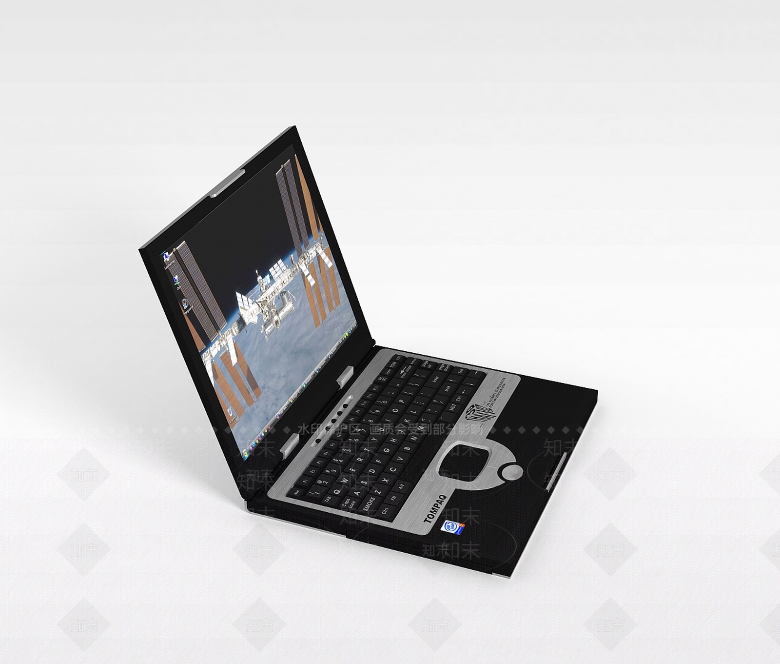 现代超薄笔记本3D模型下载【ID:1197028149】