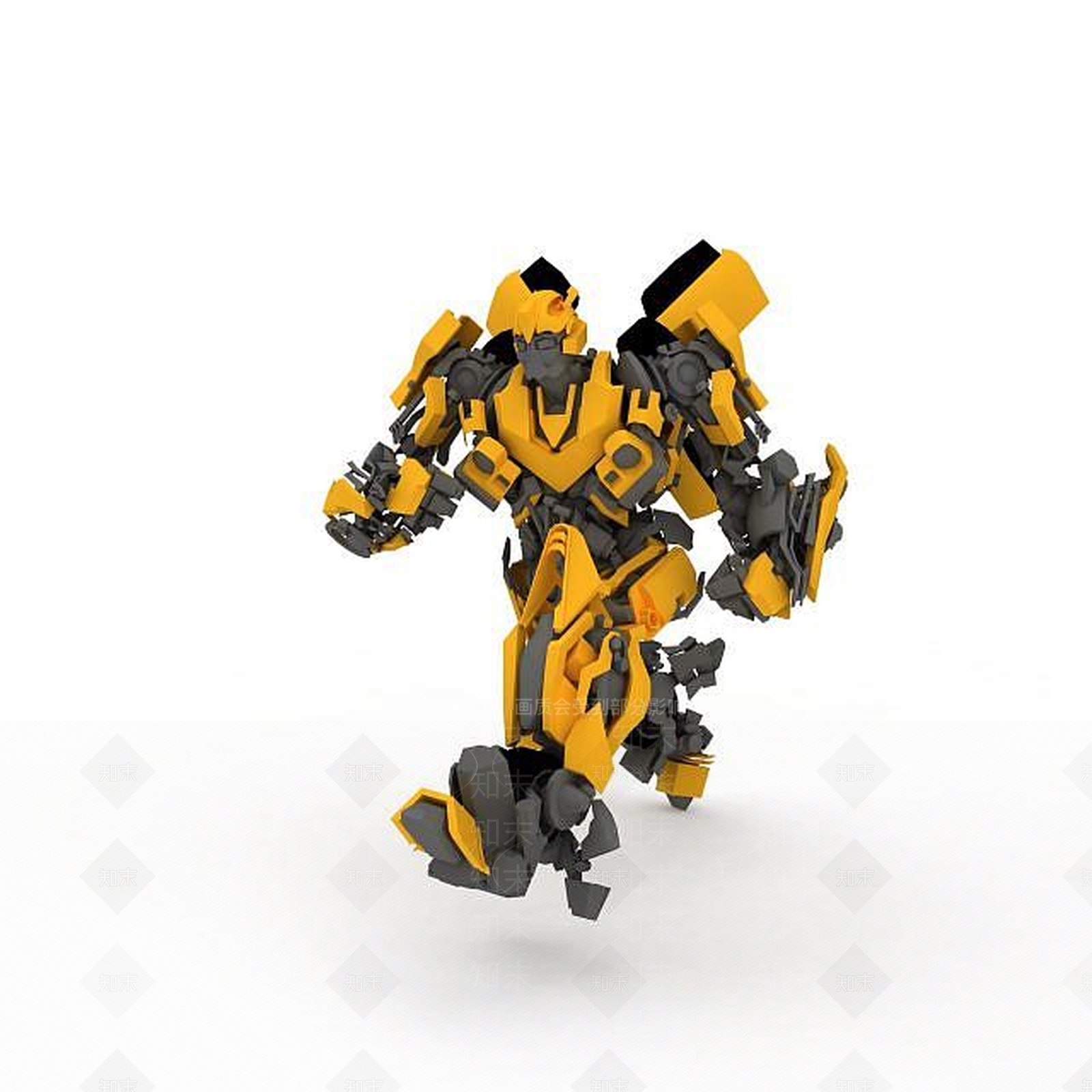 现代变形金刚大黄蜂3D模型下载【ID:1197028798】