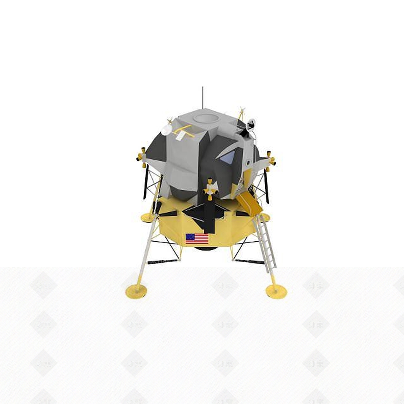 现代载人航天器3D模型下载【ID:1197029523】