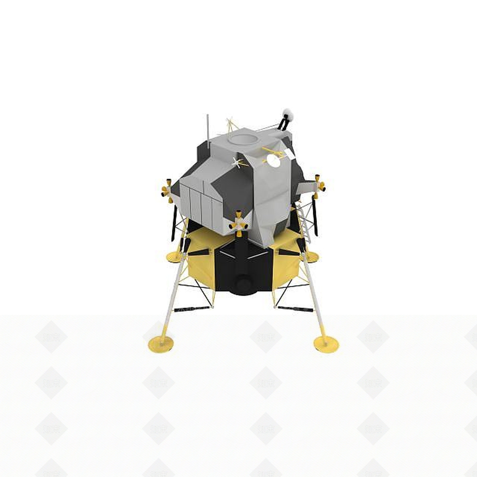 现代载人航天器3D模型下载【ID:1197029523】