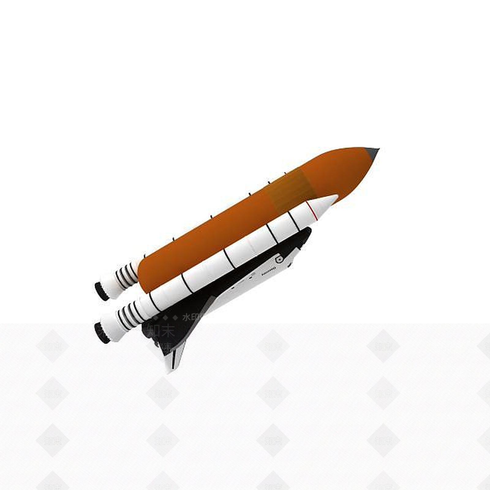 现代航天飞机3D模型下载【ID:1197029793】