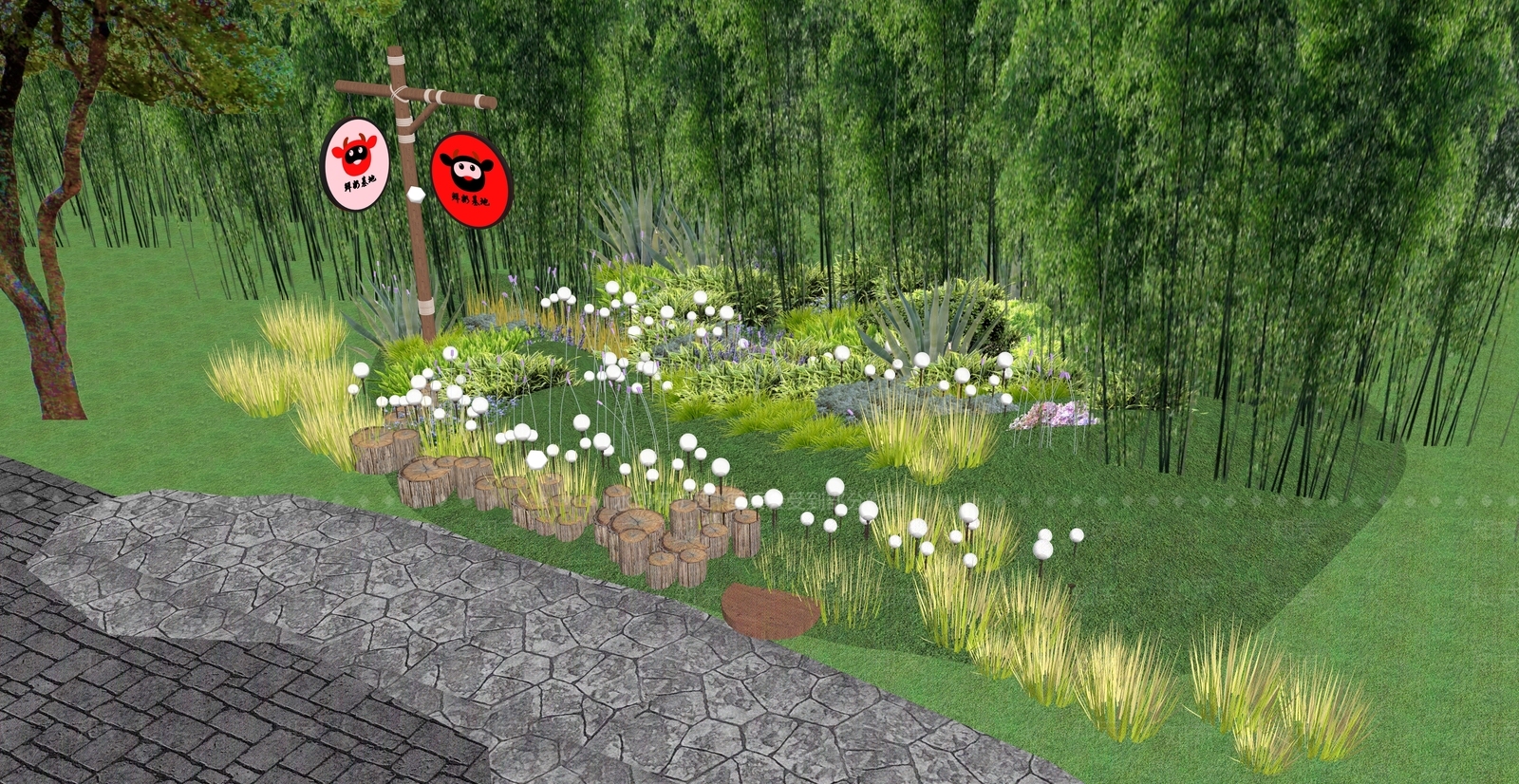 现代景观灯SU模型下载【ID:1197030929】