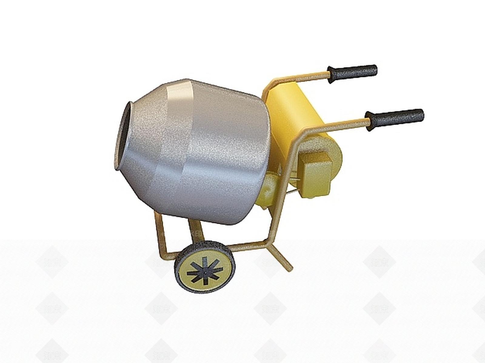 现代搅拌机3D模型下载【ID:1197030325】