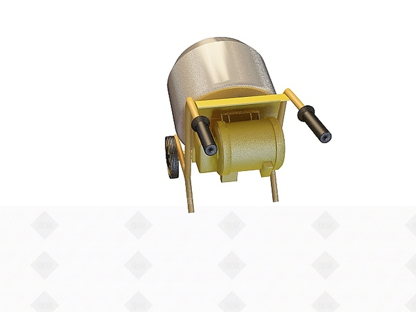 现代搅拌机3D模型下载【ID:1197030325】