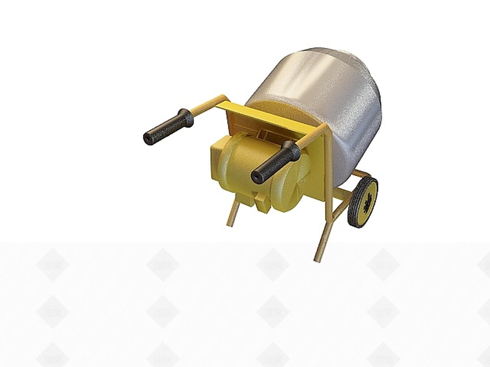 现代搅拌机3D模型下载【ID:1197030325】
