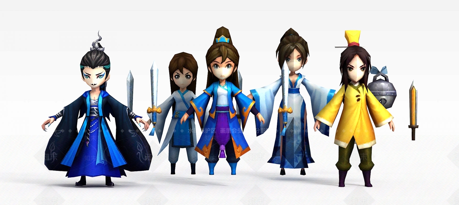 现代动漫人物3D模型下载【ID:1197031898】