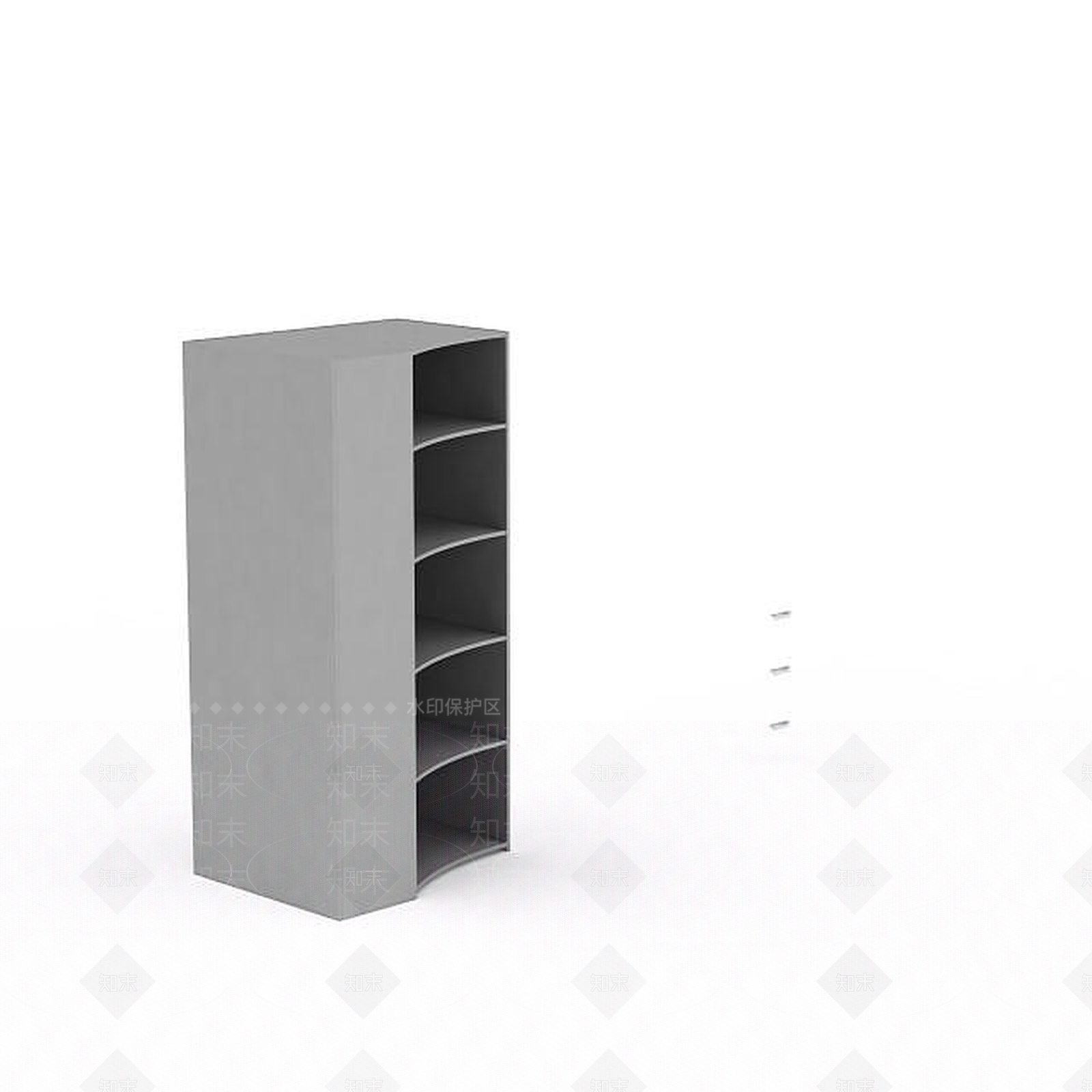 现代简约柜子3D模型下载【ID:1197032524】