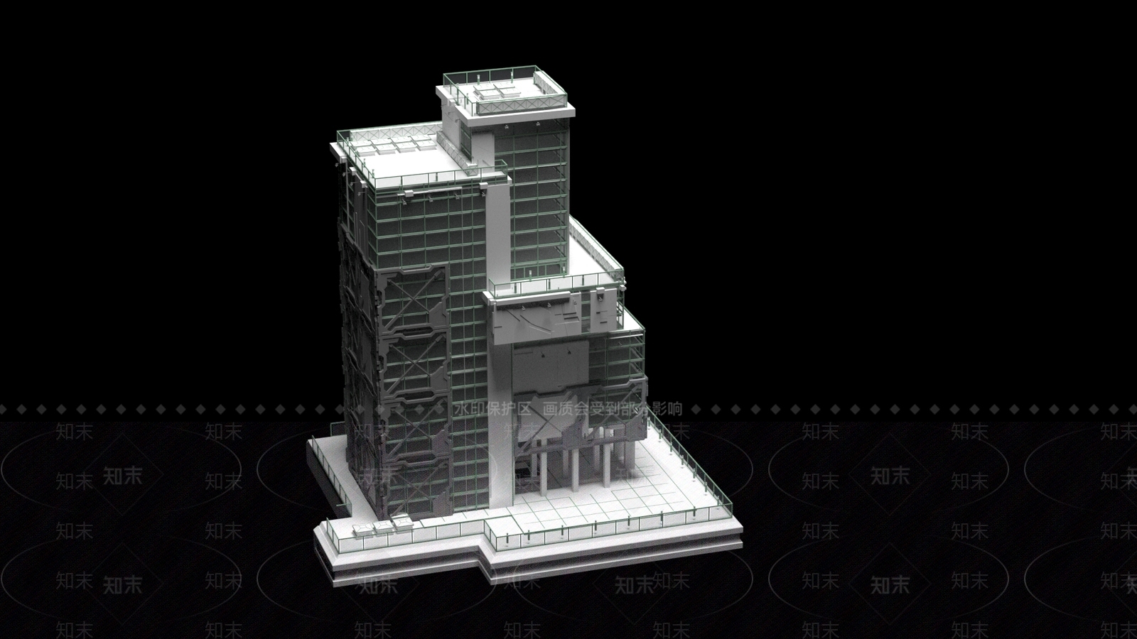 现代艺术风格建筑3D模型下载【ID:1197036025】