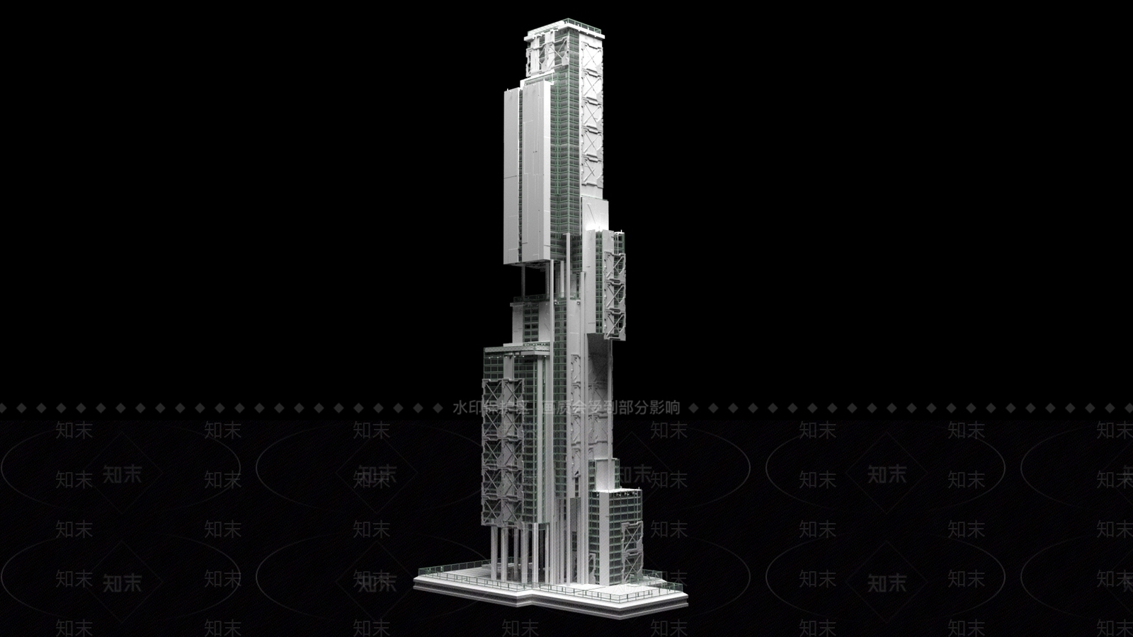 现代艺术风格建筑3D模型下载【ID:1197036110】