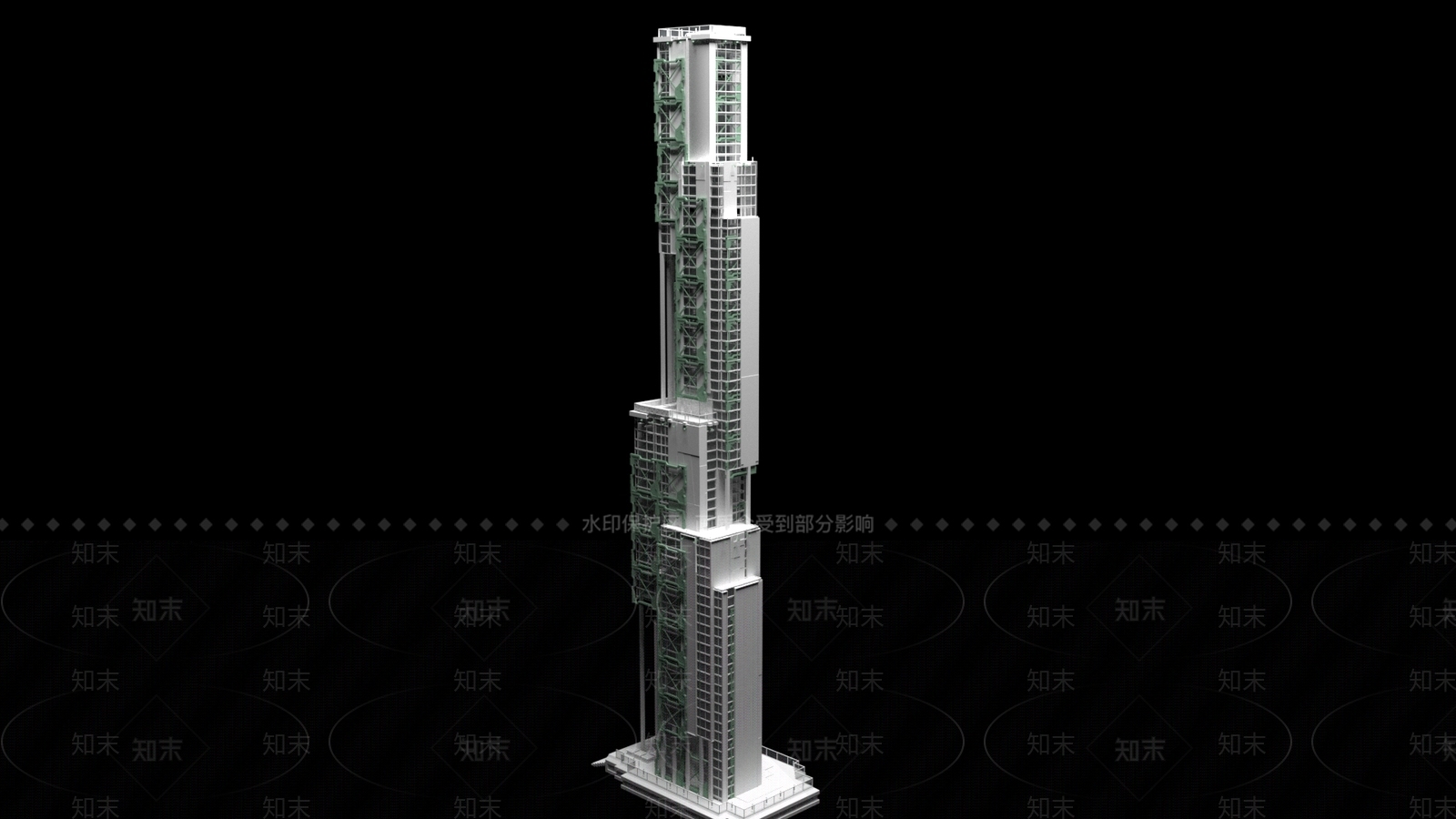 现代艺术风格建筑3D模型下载【ID:1197036270】