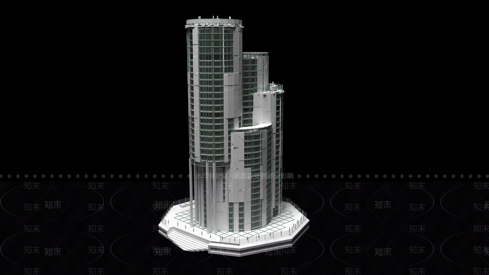 现代艺术风格建筑3D模型下载【ID:1197036437】