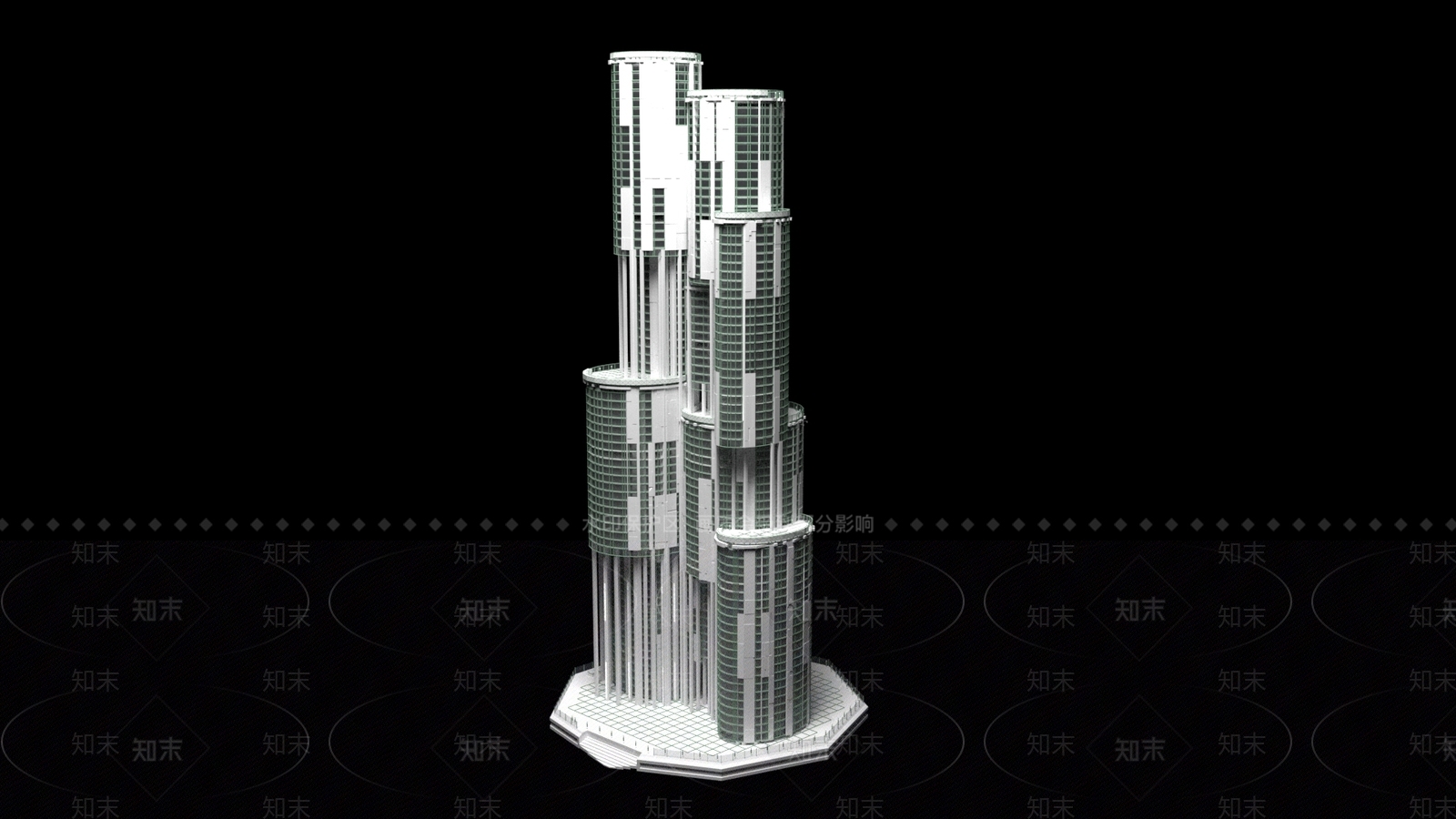 现代艺术风格建筑3D模型下载【ID:1197036533】
