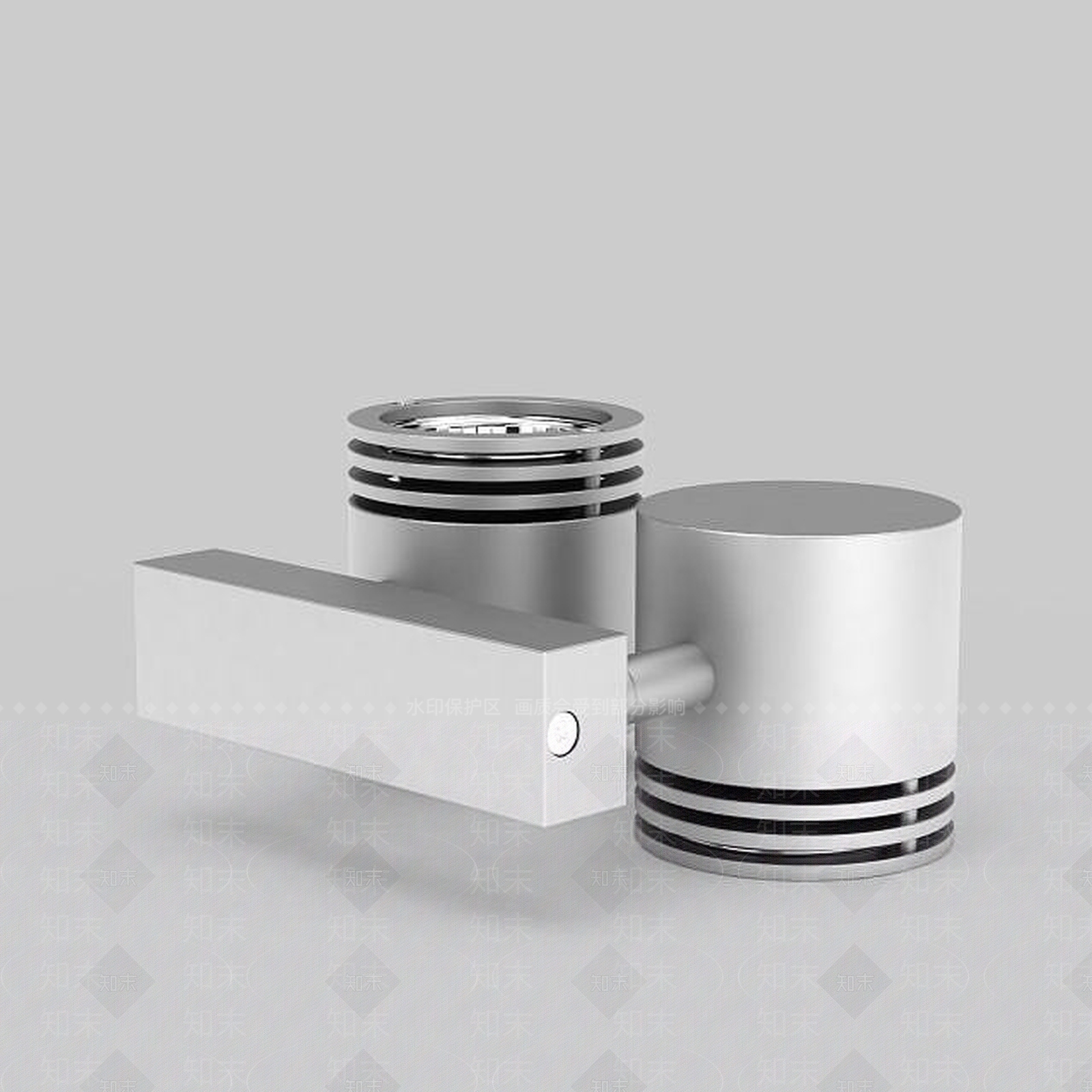 现代简约壁灯3D模型下载【ID:1197036820】