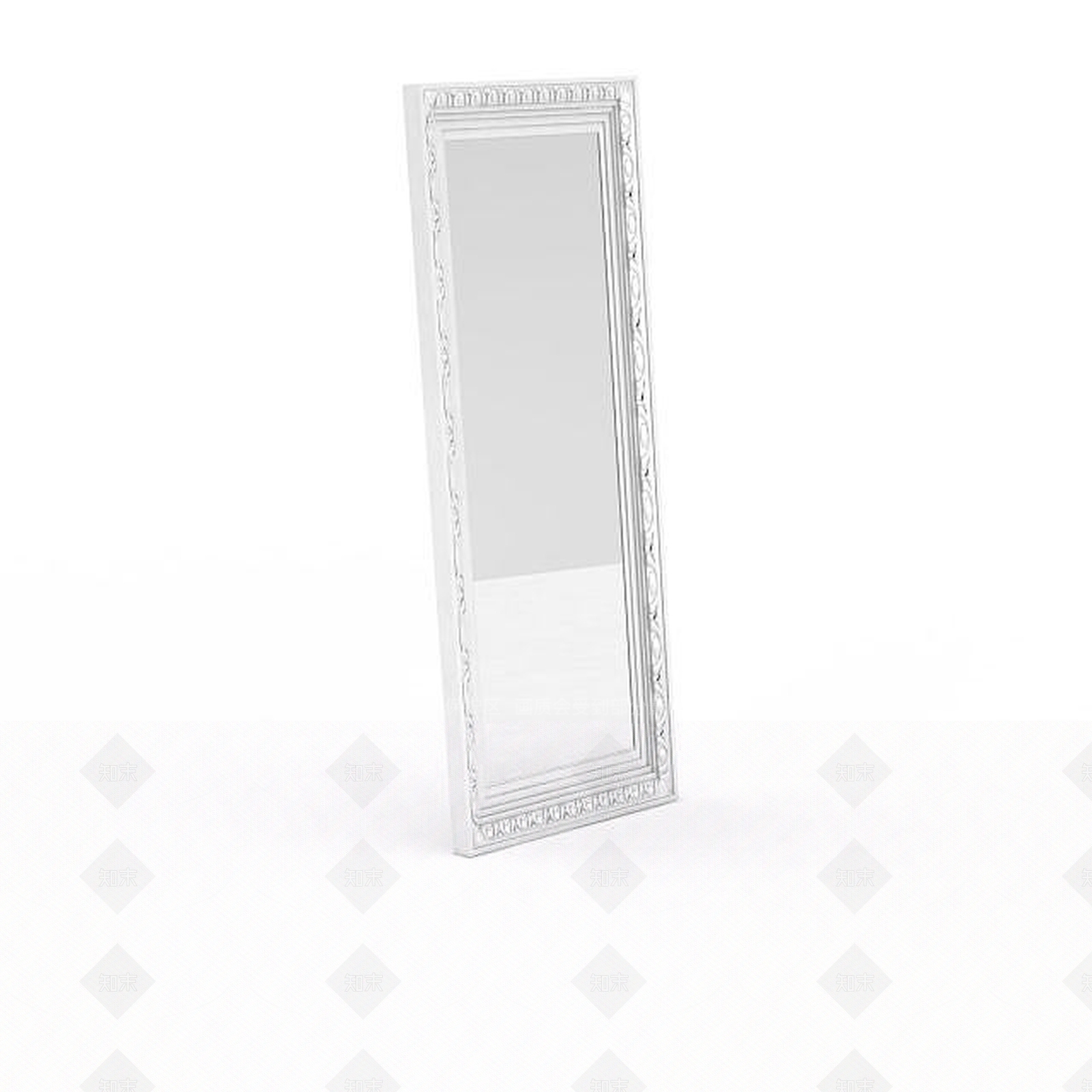 现代长方形镜子3D模型下载【ID:1197037111】
