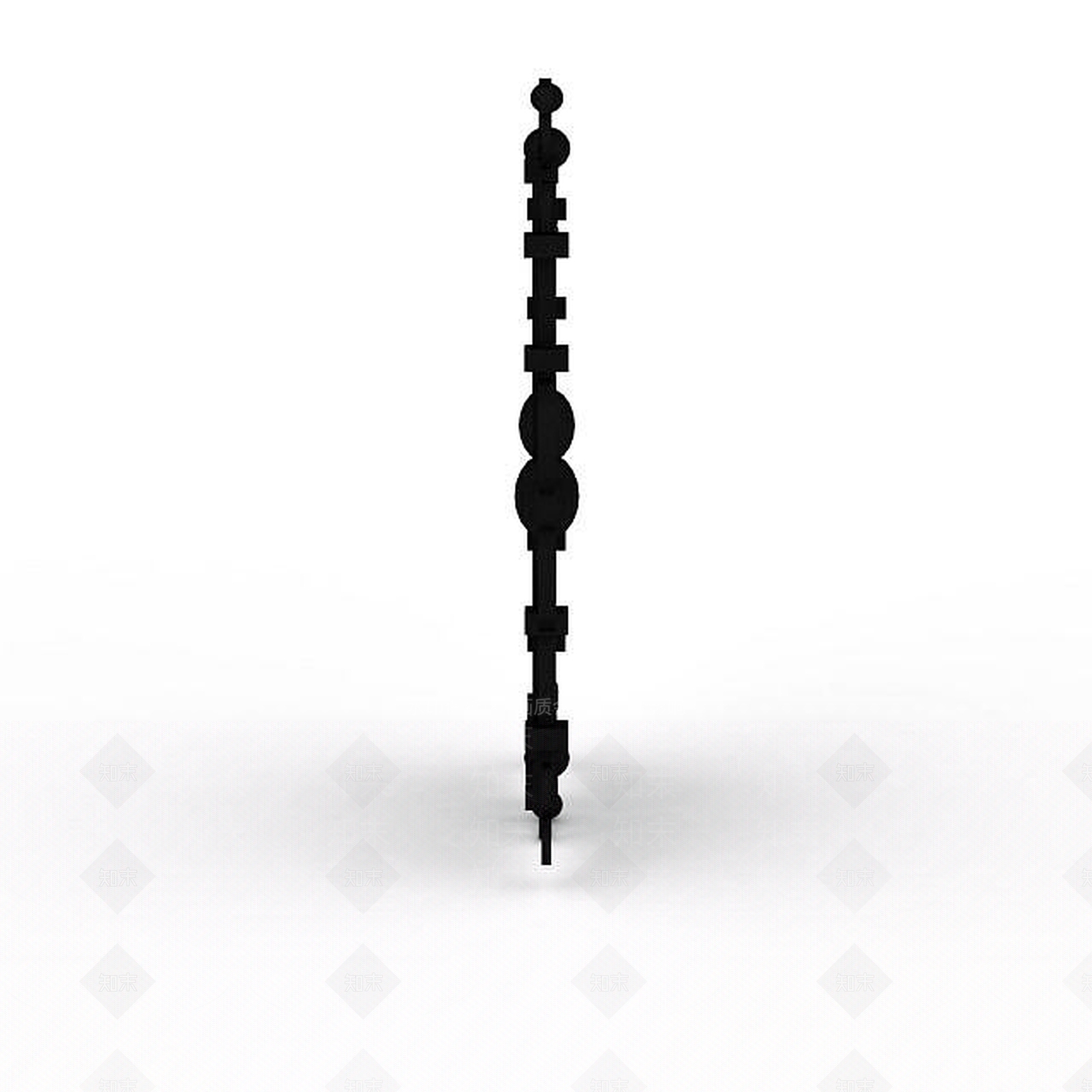 现代铁艺镜子3D模型下载【ID:1197037145】