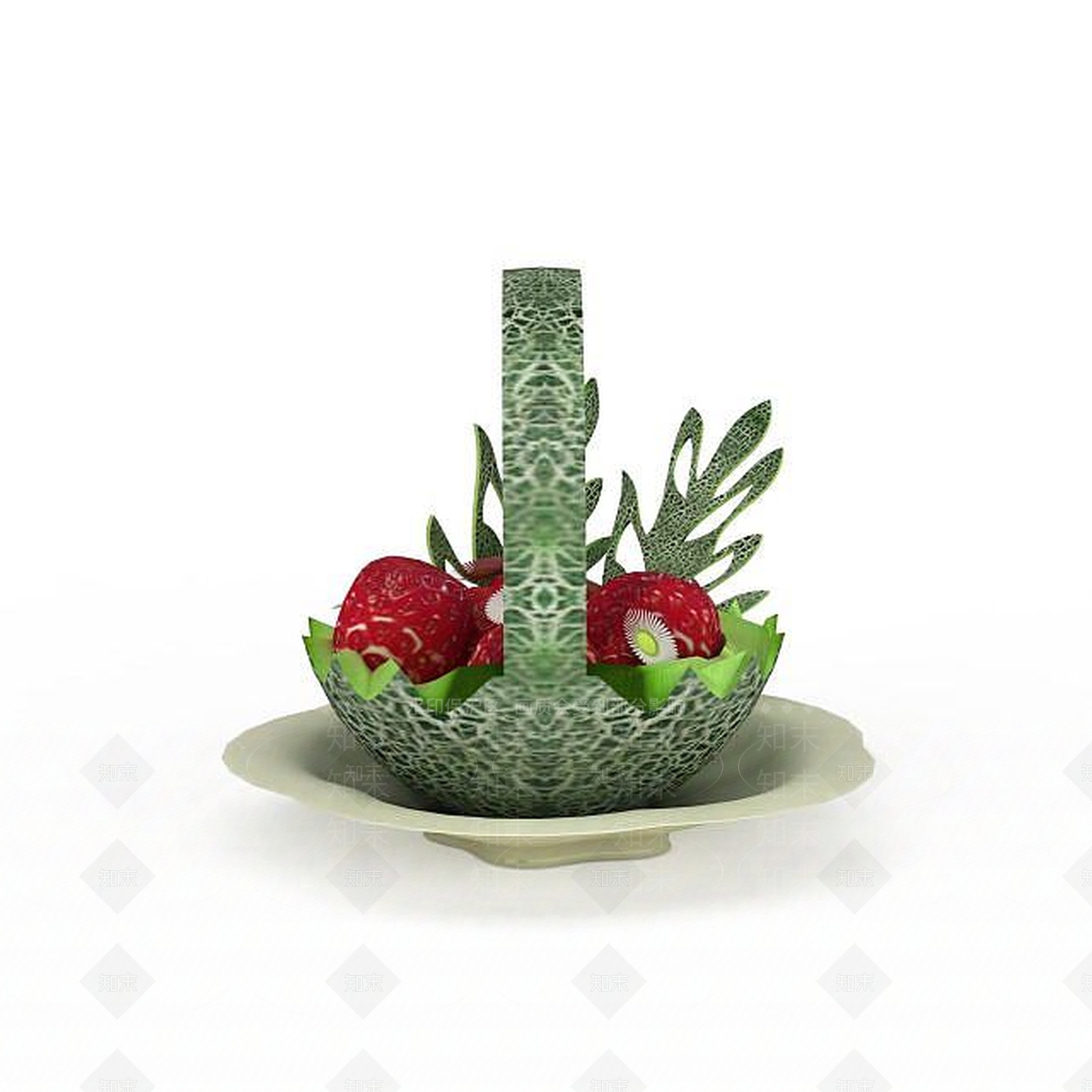 现代水果篮3D模型下载【ID:1197038727】