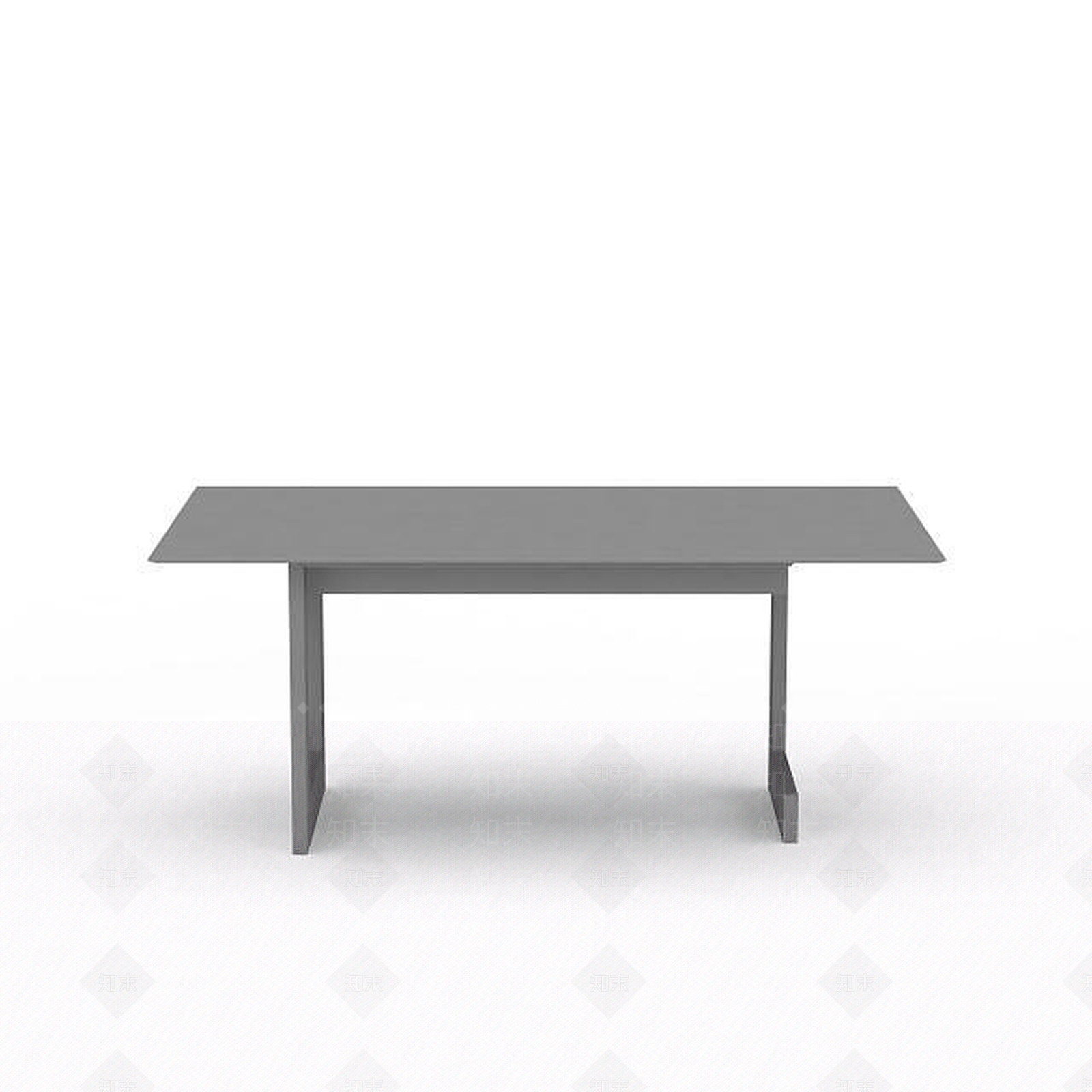 现代长方形桌子3D模型下载【ID:1197040716】