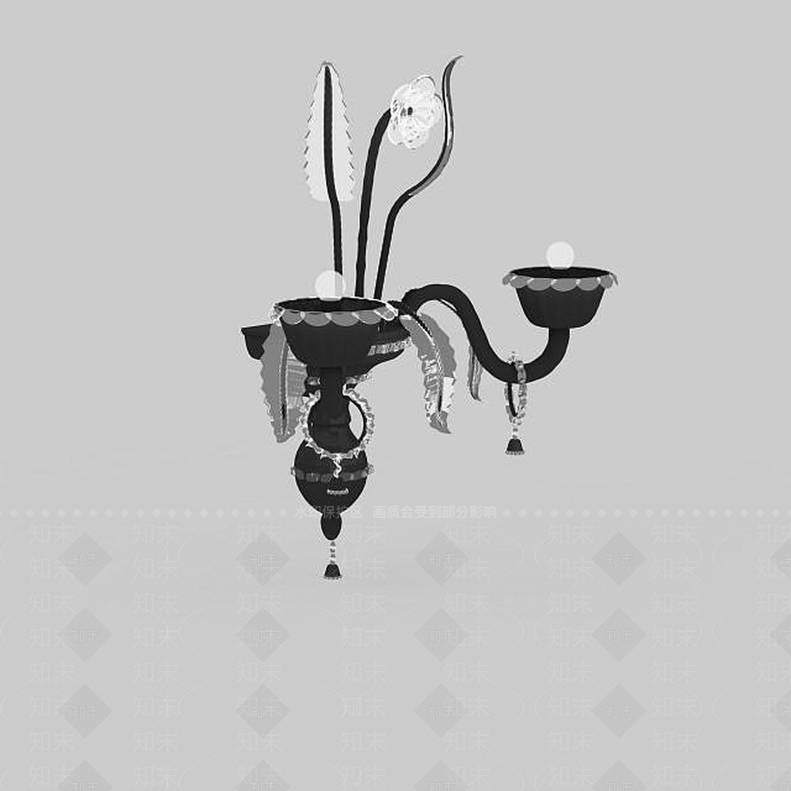 欧式古典欧式壁灯3D模型下载【ID:1197041014】