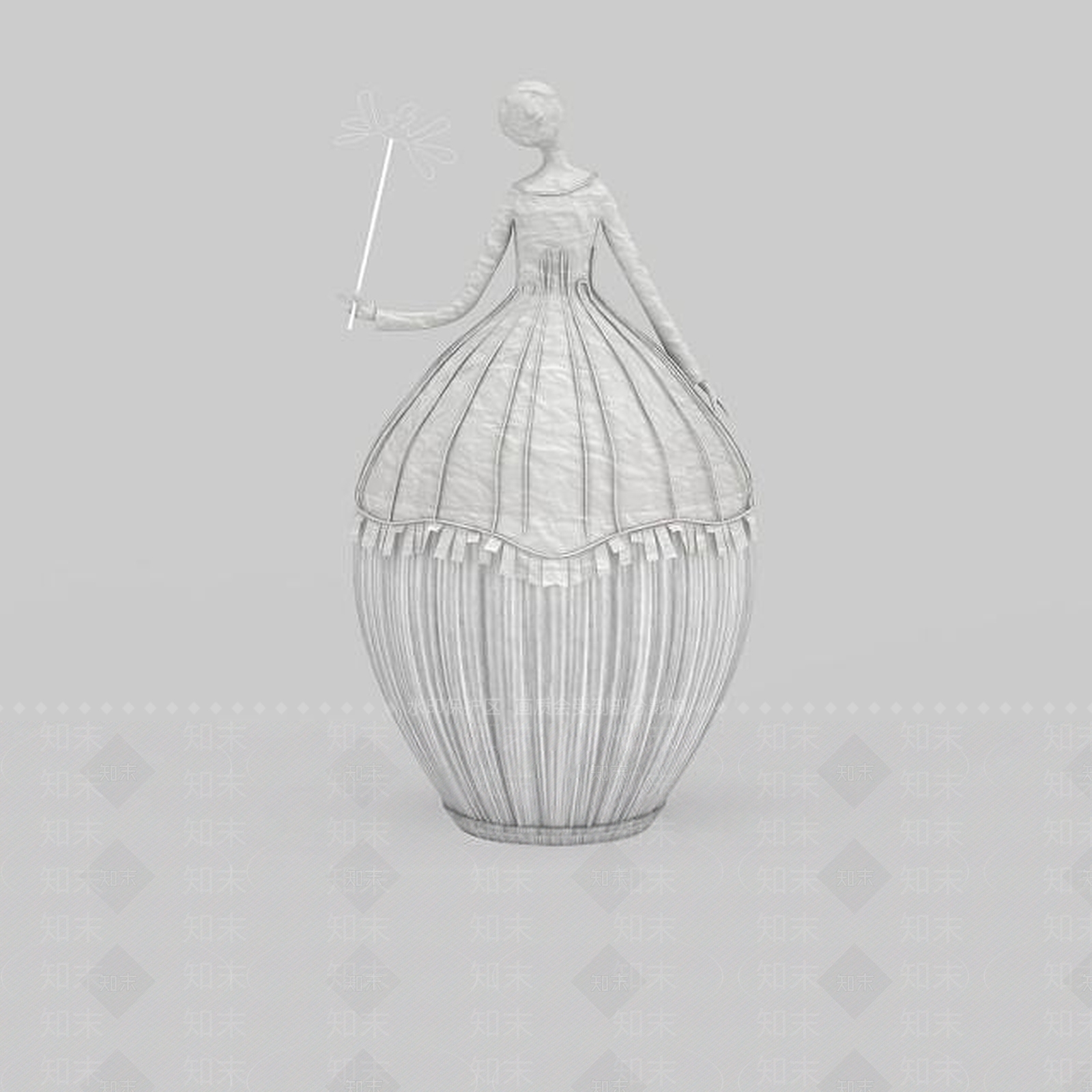 现代时尚吊灯3D模型下载【ID:1197041206】