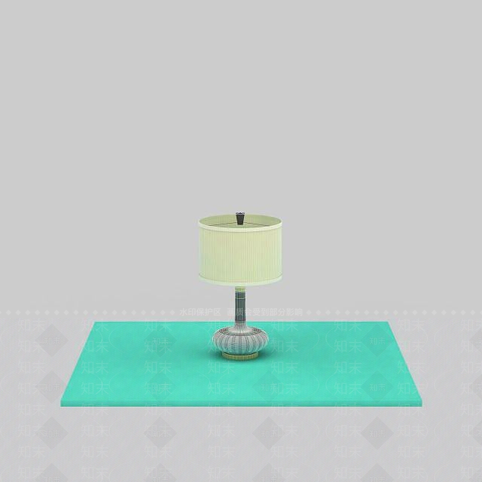 现代客厅台灯3D模型下载【ID:1197041639】