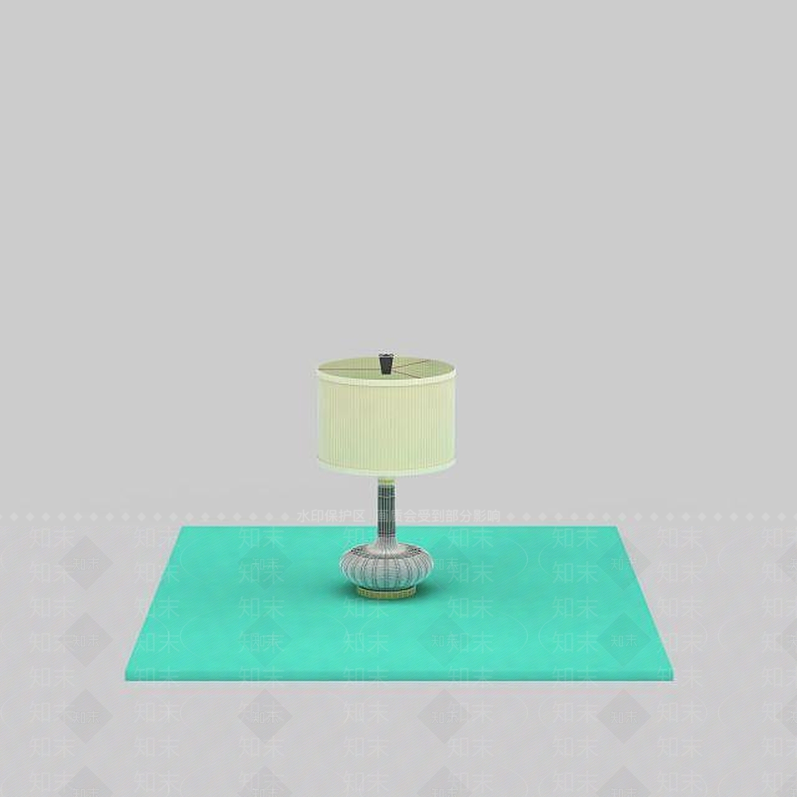 现代客厅台灯3D模型下载【ID:1197041639】