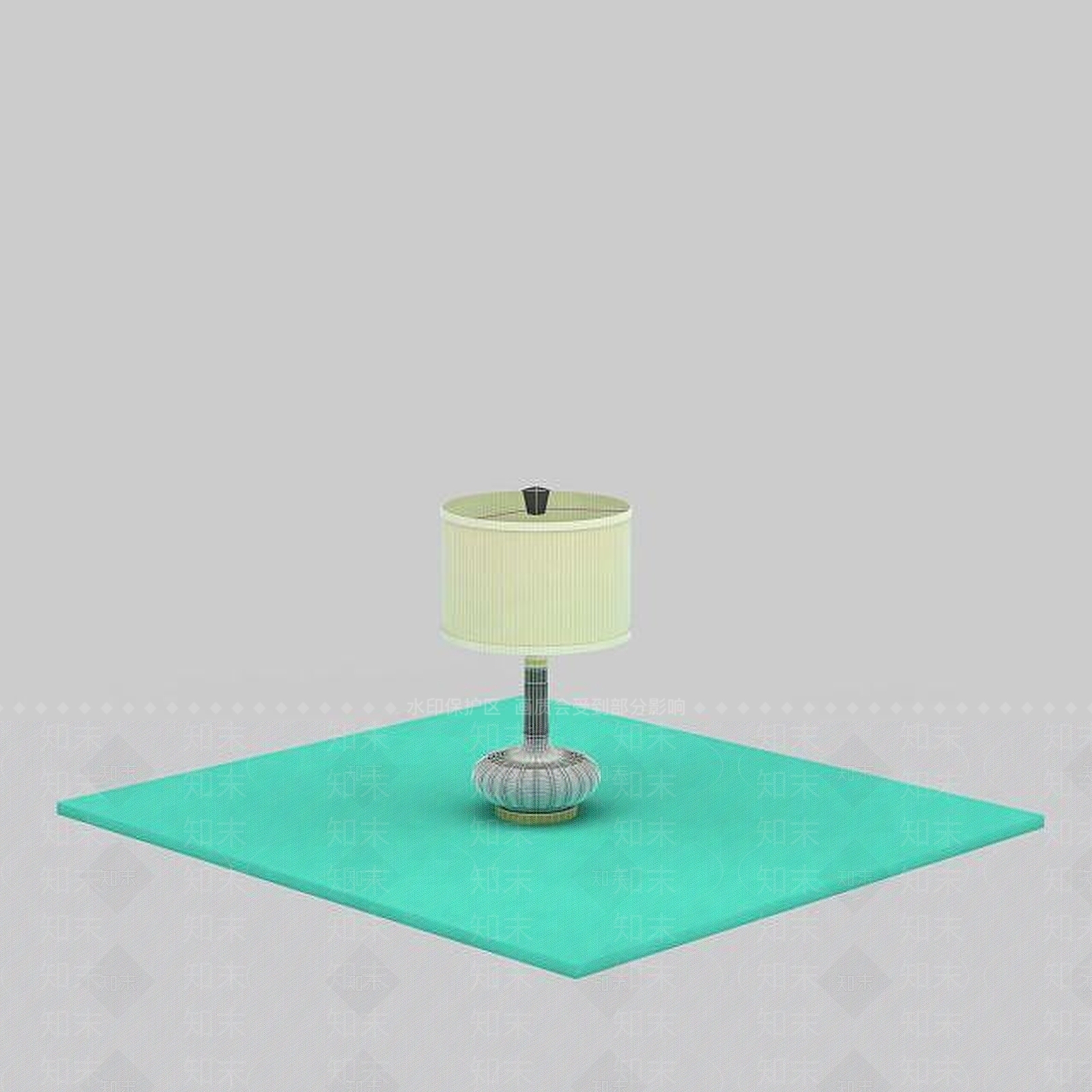 现代客厅台灯3D模型下载【ID:1197041639】