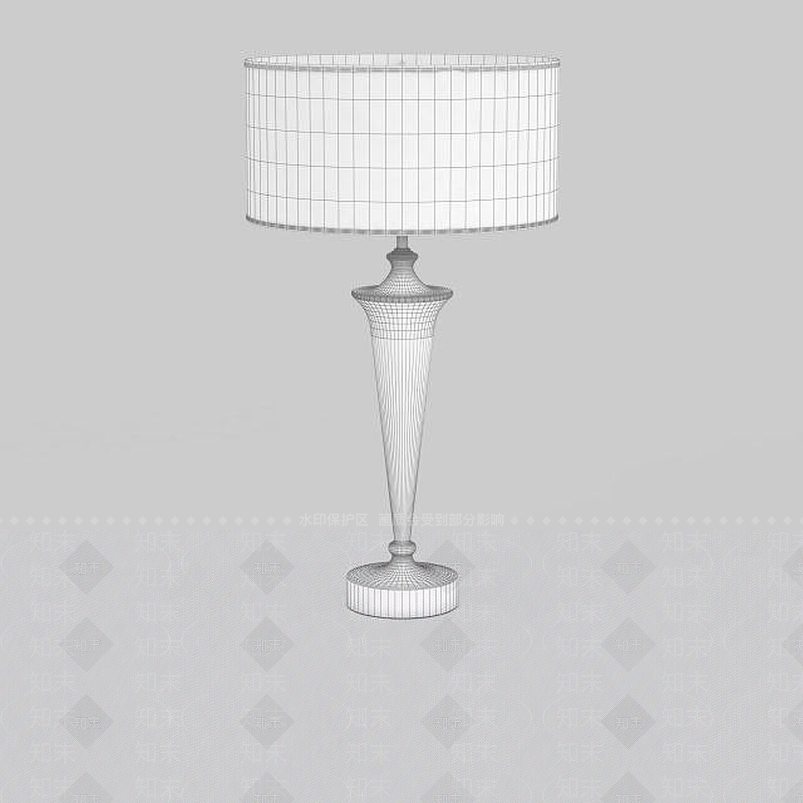 现代简约台灯3D模型下载【ID:1197041960】