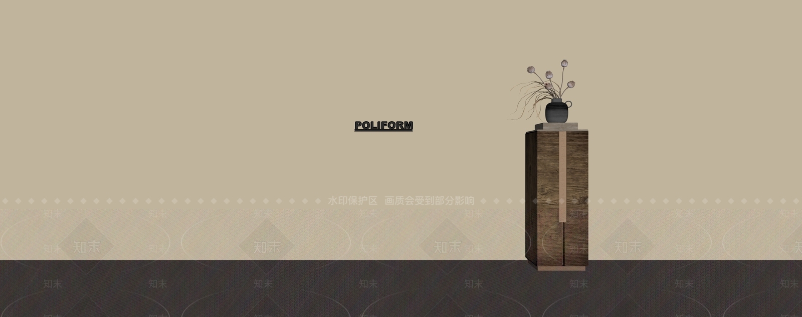 新中式复古花瓶SU模型下载【ID:1197043121】