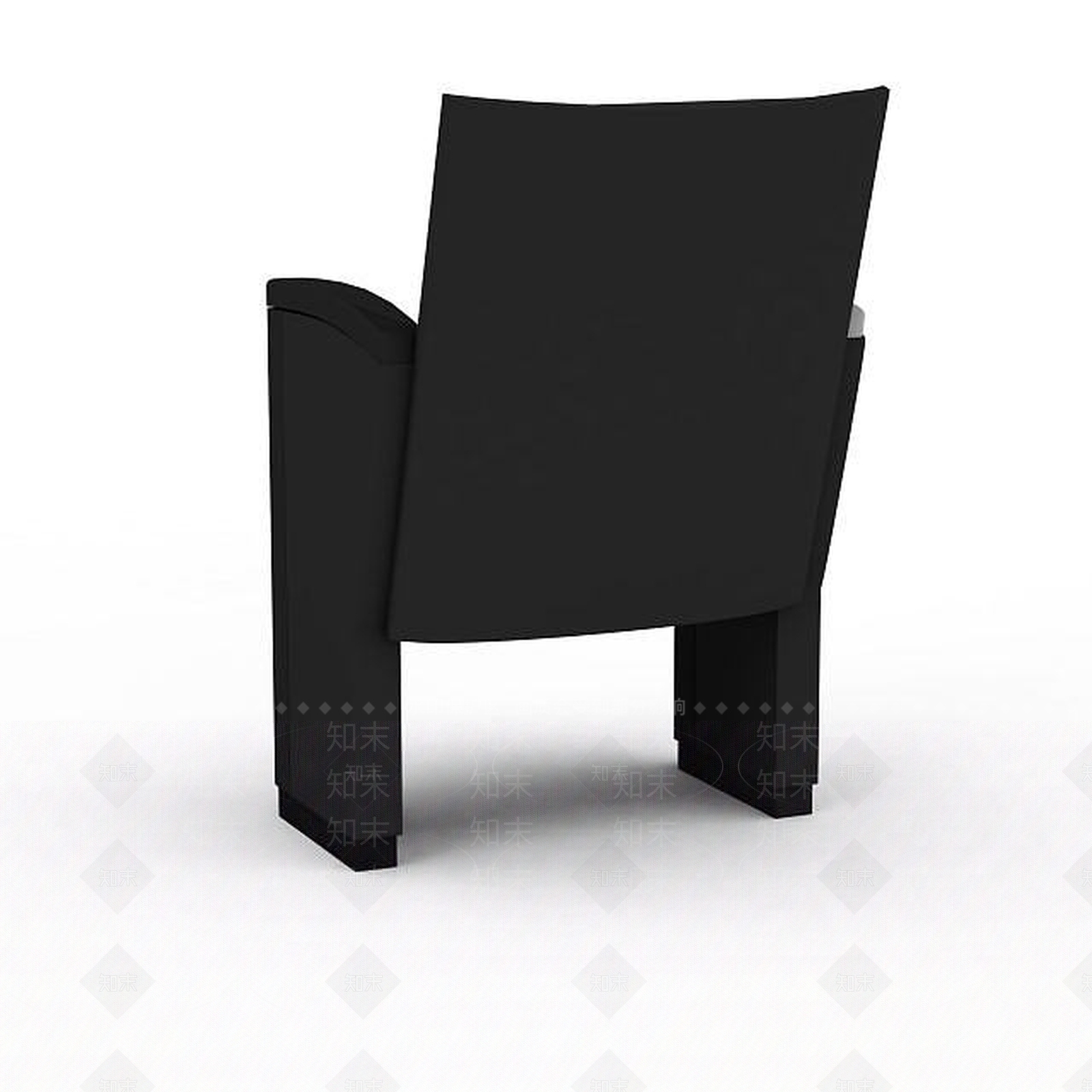 现代黑色椅子3D模型下载【ID:1197043023】