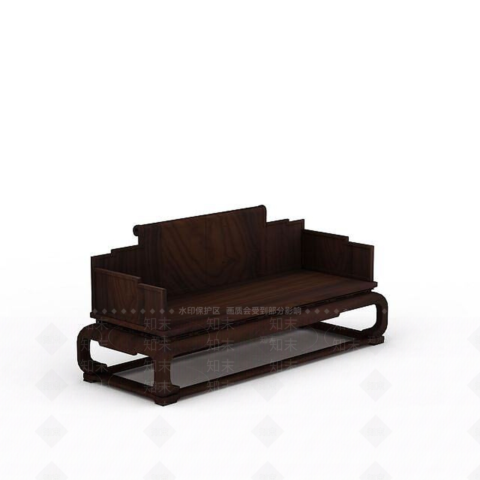 现代实木椅子3D模型下载【ID:1197043285】