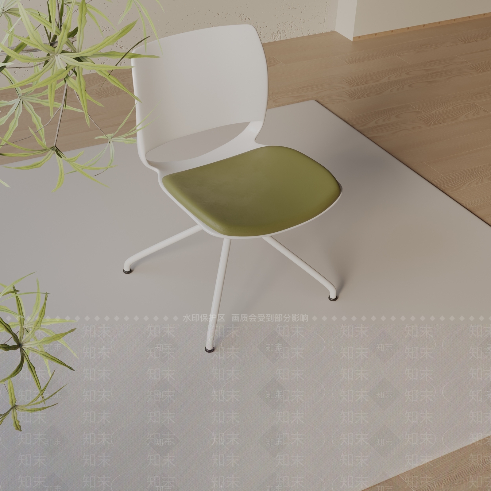 现代办公椅3D模型下载【ID:1197044653】