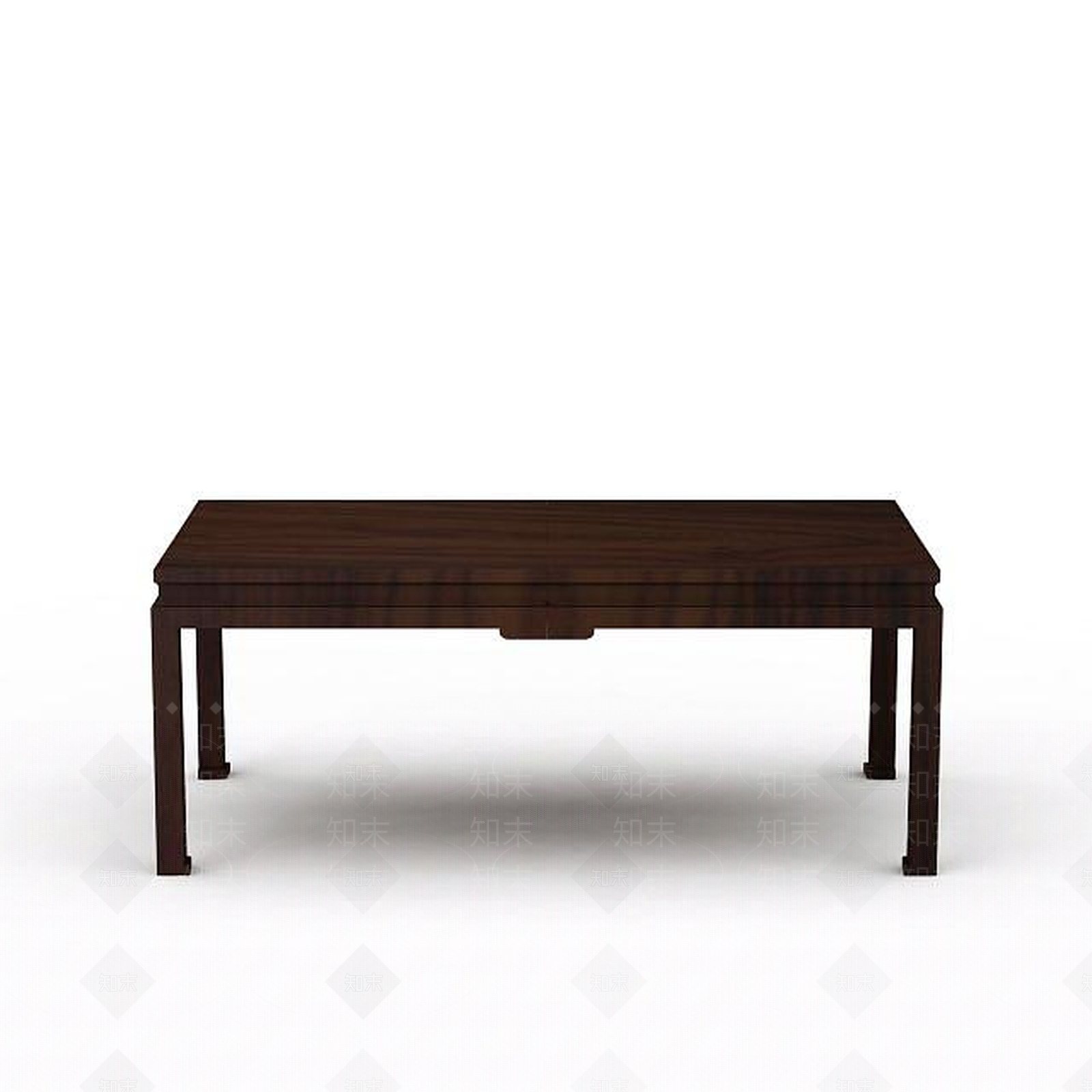 现代长方形桌子3D模型下载【ID:1197044750】