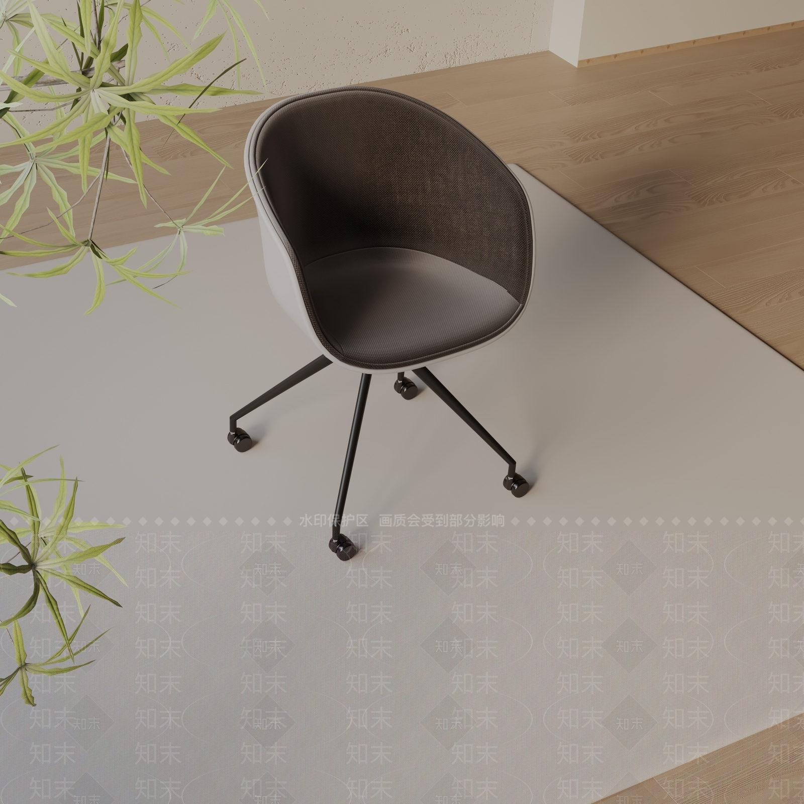 现代办公椅3D模型下载【ID:1197045009】