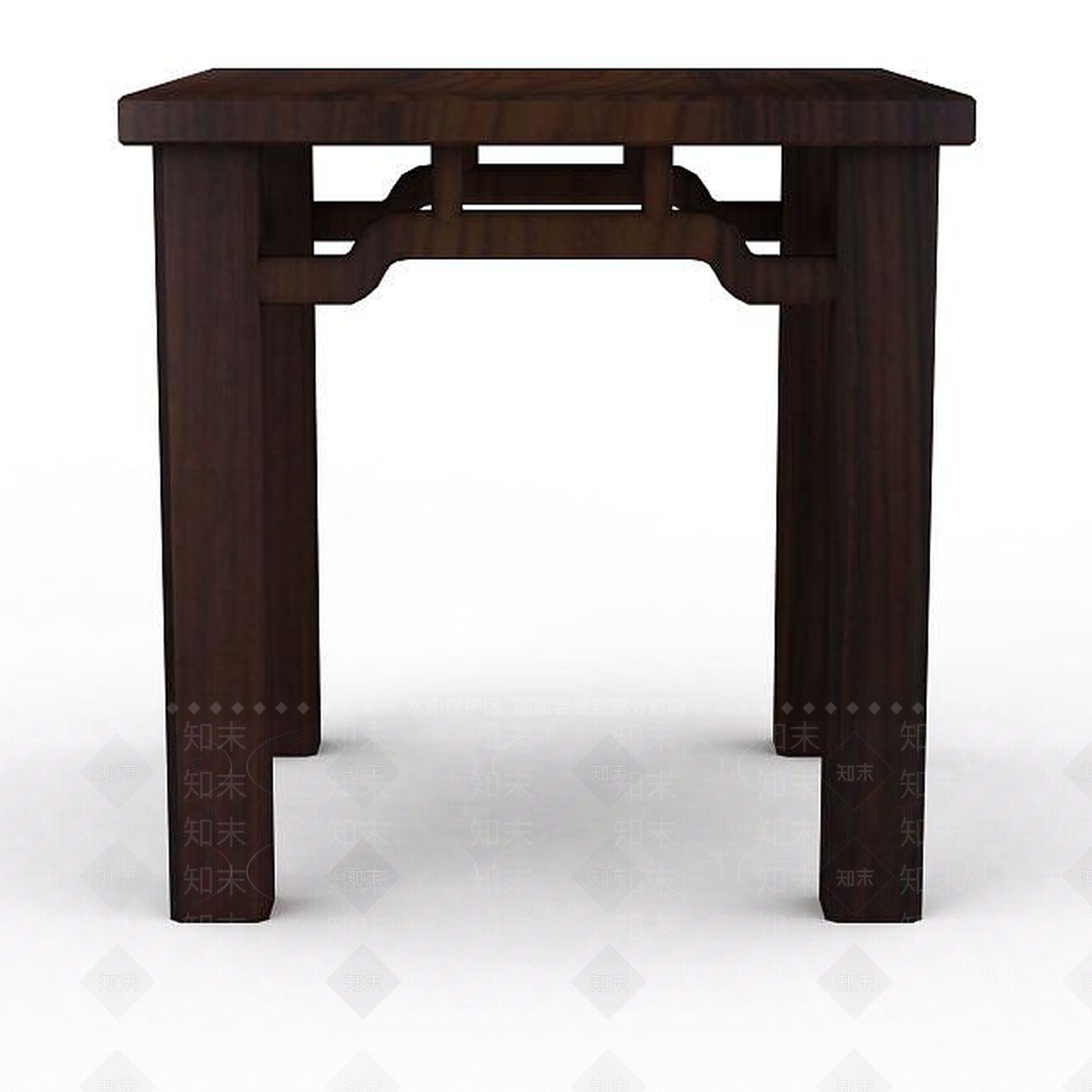 现代实木桌子3D模型下载【ID:1197044910】