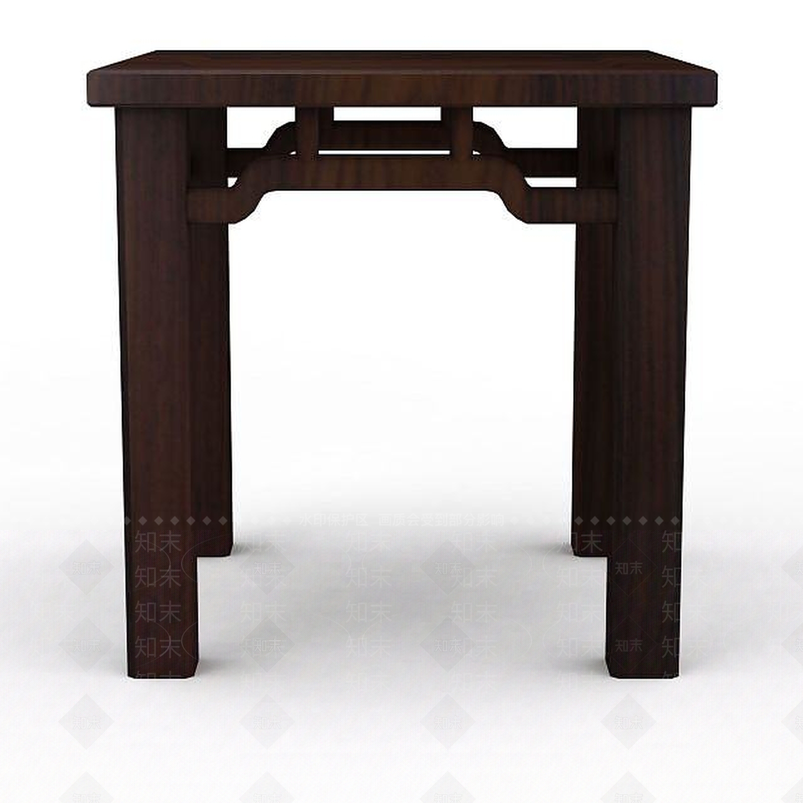 现代实木桌子3D模型下载【ID:1197044910】