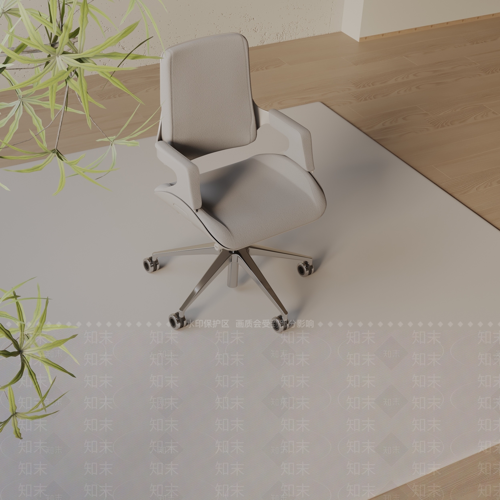 现代办公椅3D模型下载【ID:1197046030】