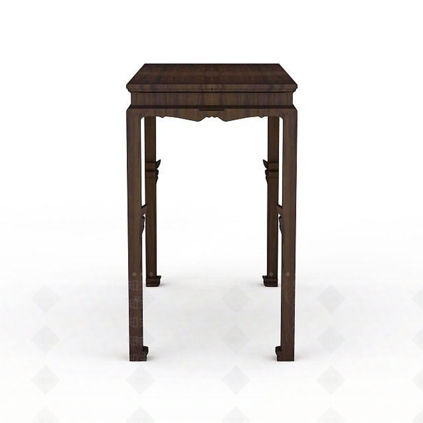 现代木质桌子3D模型下载【ID:1197046110】