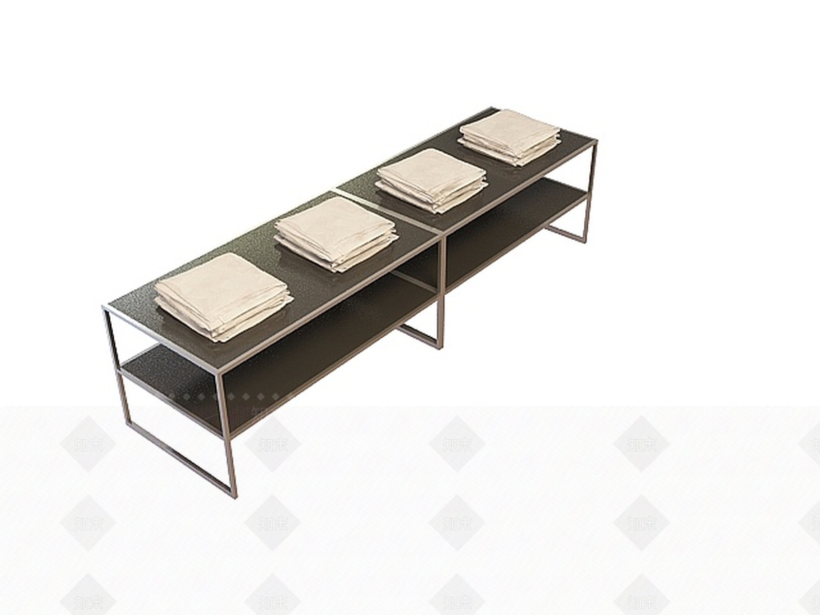 现代服装展架3D模型下载【ID:1197046405】