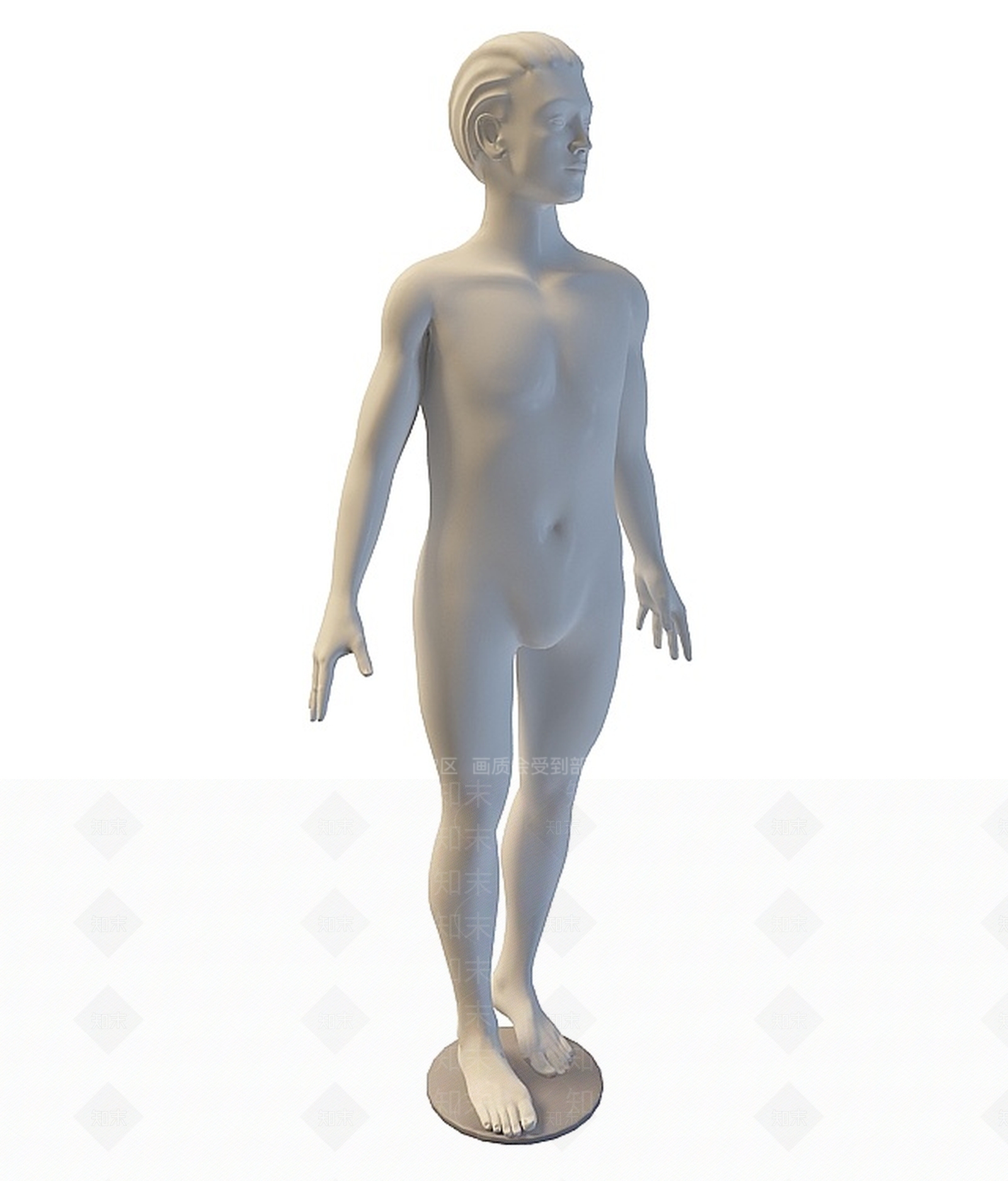 现代男模特架3D模型下载【ID:1197046625】